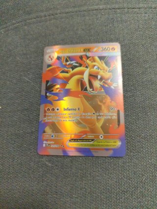 Carta Pokémon Mega Charizard X EX FAN ART