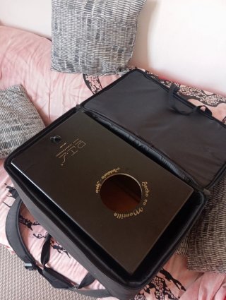 Cajón Flamenco Leiva Zoco con funda