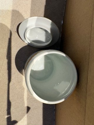 Tarro porcelana C.I.P. Limoges con tapa