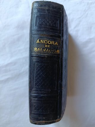 Libro Áncora de Salvación tapas labradas