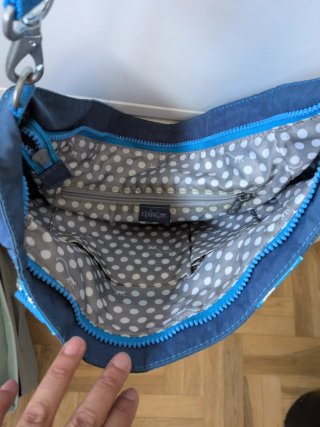Bolso Kipling Azul Multicolor