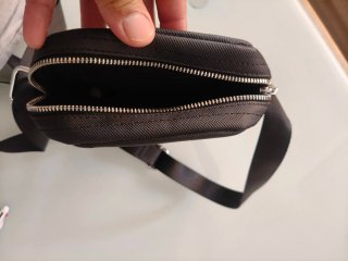 Riñonera Lacoste Negra