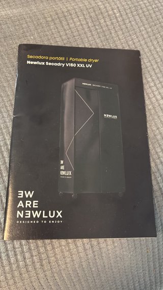 Secadora de ropa portátil vertical Newlux