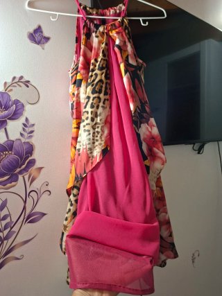 Vestido Woman Multicolor y Rosa