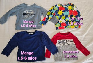 Lote 4 Ropa Infantil Mango, Tuc Tuc, Orchestra