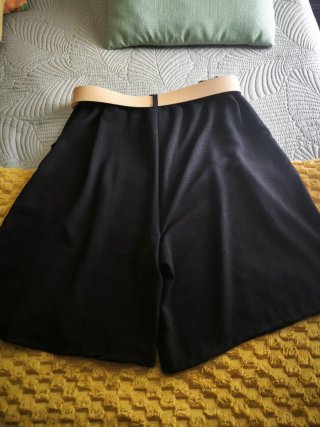 Pantalones cortos anchos negros
