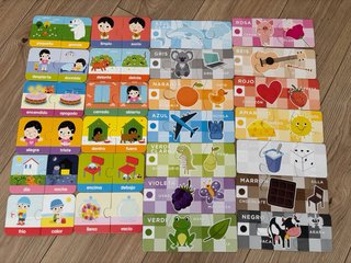 Juegos de memoria y puzzles infantiles