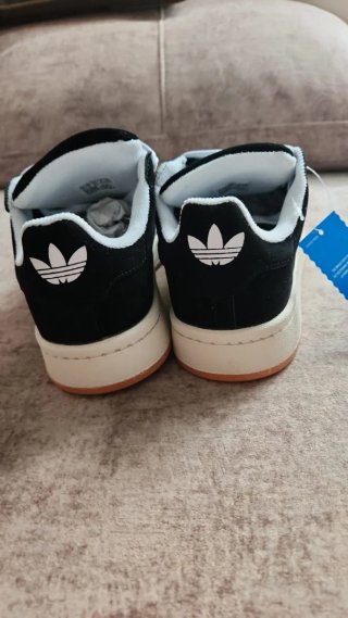 Zapatillas Adidas Campus Negras y Blancas