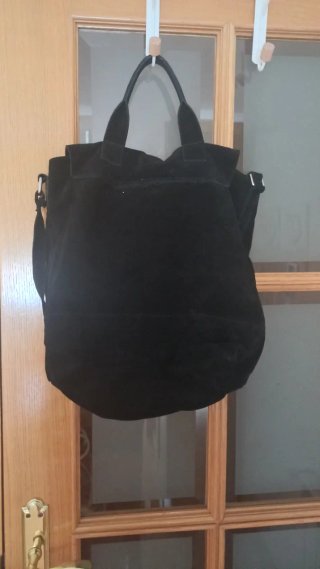 Bolso ante negro Zara