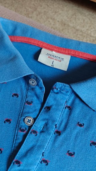 Polo Springfield Azul Talla L