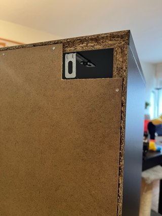 Cómoda 4 cajones negra Brimnes Ikea