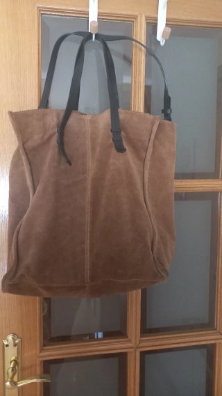 Bolso ante marrón Zara