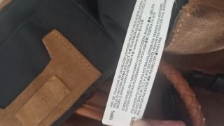 Bolso ante marrón Zara