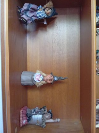 Colección de figuras de brujas