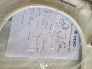Asiento Inodoro VIVO Blanco Liberación Rápida