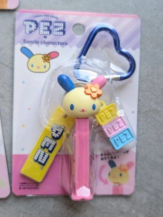 Set de 7 Llaveros con mosquetón PEZ Sanrio