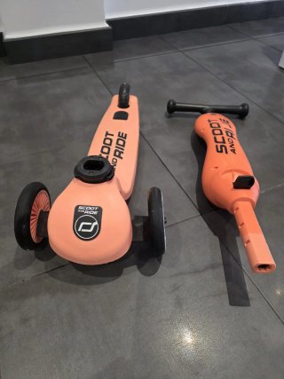 Patinete Scoot & Ride infantil 3 ruedas naranja