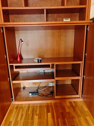Muebles de salón modulares de madera
