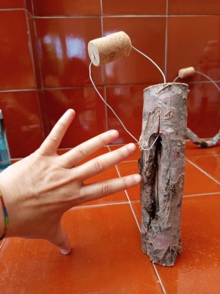 Troncos de manzano para conejo