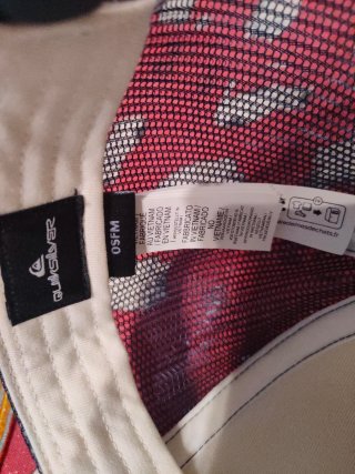 Gorra Quiksilver Beige y Naranja