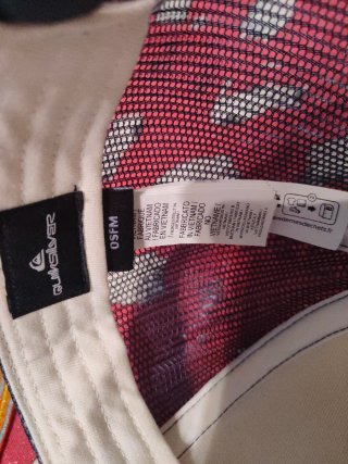 Gorra Quiksilver Beige y Naranja