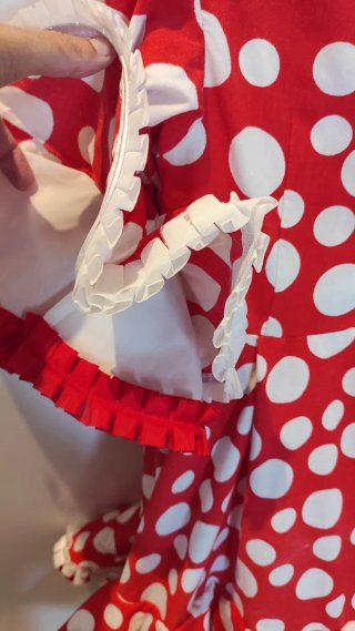 Traje de flamenca niña lunares