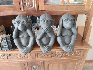 Figuras de monos No veo, no oigo, no hablo