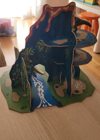 Maqueta Dinosaurios Madera