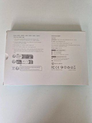 Reproductor MP3 AGPTEK negro