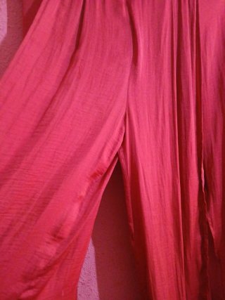 Pantalón Pareo Bershka Talla M Rojo.nuevo