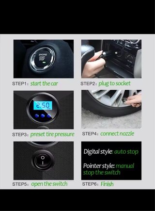 Inflador de Ruedas Coche , moto Digital
