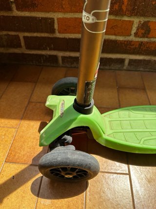 Patinete infantil 3 ruedas verde