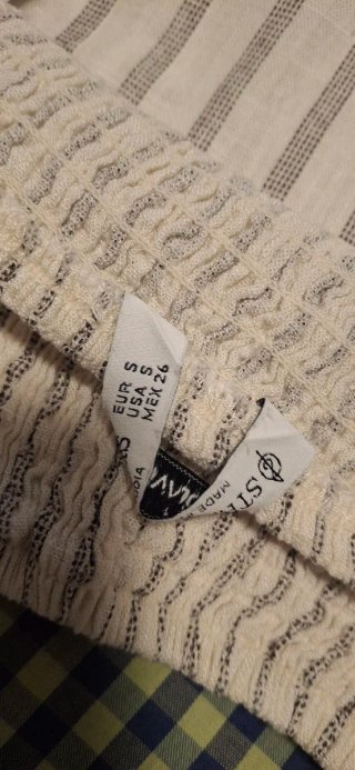 Conjunto Pantalón y Top Rayas Lino
