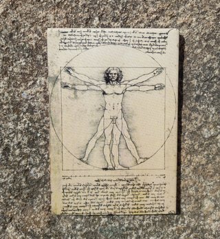 Azulejo Vitruvio Proporciones Hombre