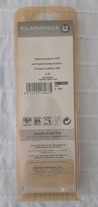 Tijeras Peluquería Filarmónica 5.5" Soft A estrena