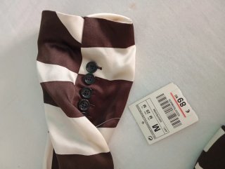 Americana mujer M estampado cebra.