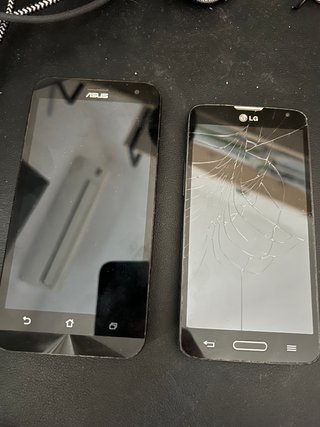Lotto 2 Smartphone Asus e LG - Ricambi