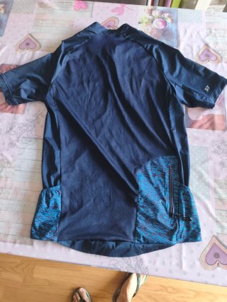 Maillot Ciclismo Azul y Negro