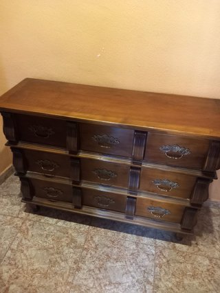 Aparador cómoda madera maciza estilo clásico