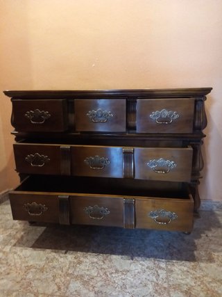 Aparador cómoda madera maciza estilo clásico