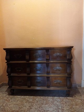Aparador cómoda madera maciza estilo clásico
