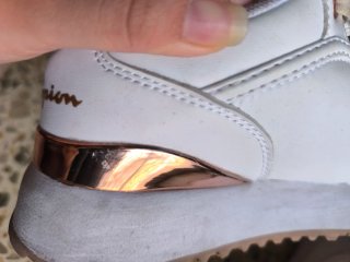 Zapatillas Champion Mujer Blancas y Doradas
