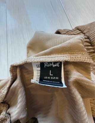 Pantalón corto de pana marrón