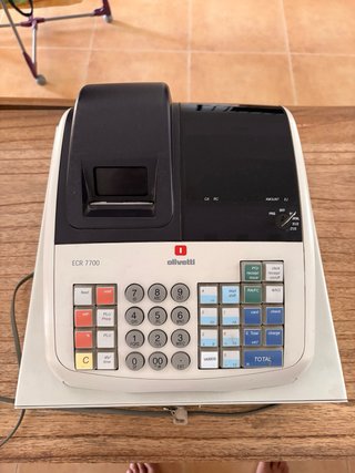 Caja Registradora Olivetti ECR 7700