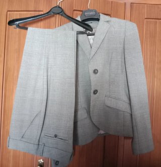 Chaqueta Caroll Talla 36 Gris