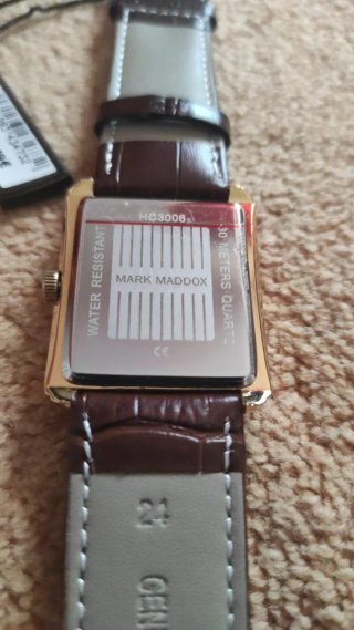 Reloj Mark Maddox Hombre Azul Dorado