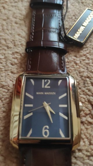 Reloj Mark Maddox Hombre Azul Dorado