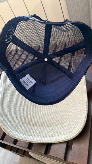 Gorra Trucker Silbon Beige y azul