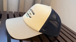 Gorra Trucker Silbon Beige y azul