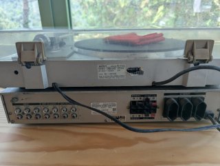 Tocadiscos Sony PS-LX22 + Amplificador TA-AX22